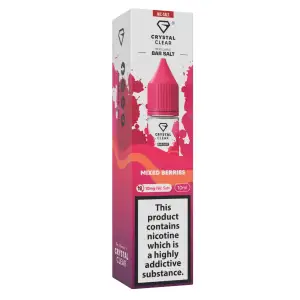 Mixed Berries Nic Salt E-Liquid by Crystal Clear Bar Salts 10ml
